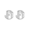 Alison & Ivy Original Monogram Stud Earrings - 10 mm